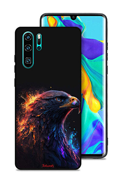 Tolwak غطاء حماية لهاتف هواوي P30 Pro بتصميم فن النسر