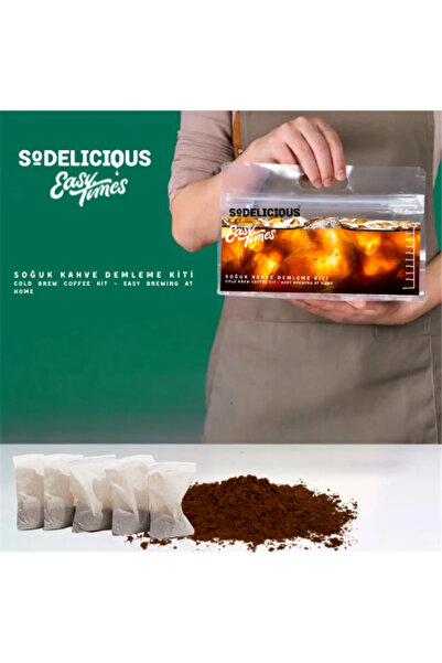 SODELICIOUS COFFEE TEA SODELICIOUS EASY TIMES – Cold Brew Demleme Kiti (5’li)
