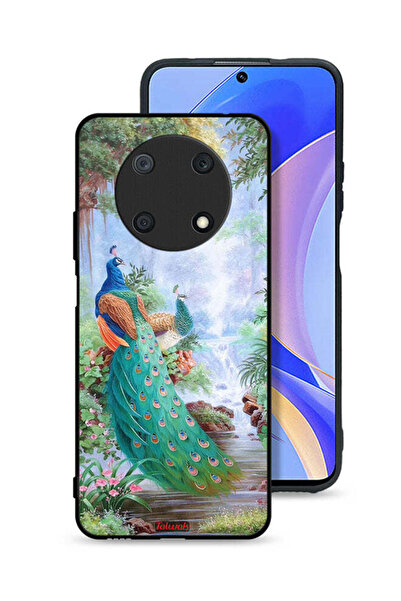 Tolwak غطاء حماية لهاتف هواوي نوفا Y90 بنقشة الطاووس