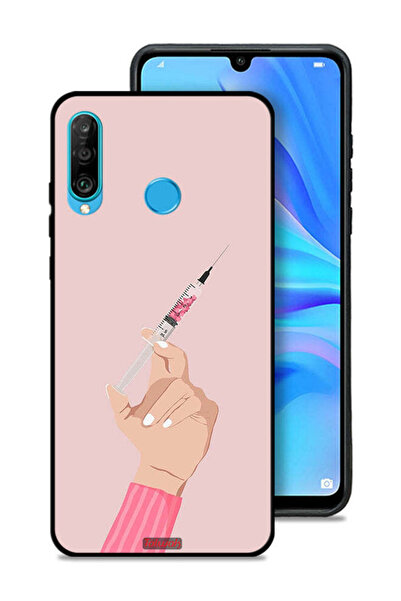 Tolwak غطاء حماية لهاتف هواوي P30 لايت بطبعة Love Injection