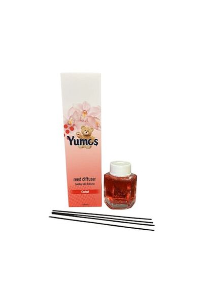 Yumoş Room Diffuser with Sticks Yumos - Orchid Aroma, 120 ml