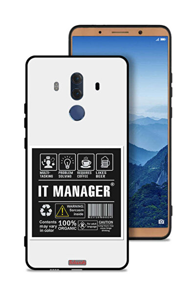 Tolwak غطاء حماية لهاتف هواوي ميت 10 برو - ملصق إدارة تكنولوجيا المعلومات