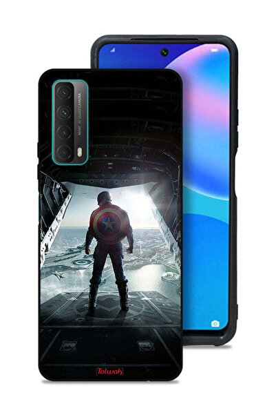 Tolwak Huawei P smart (2021) Protective Case Cover Portrait Display Captain America
