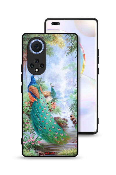 Tolwak غطاء حماية لهاتف Honor 50 Pro بتصميم الطاووس