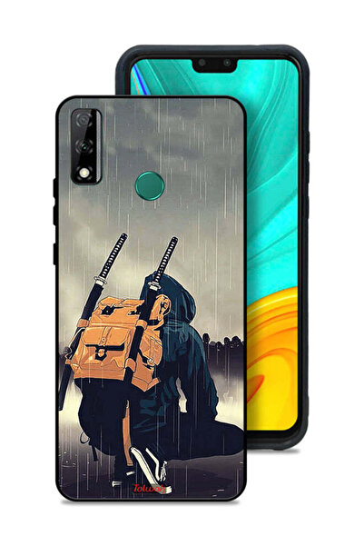 Tolwak غطاء حماية لهاتف هواوي Y8s بتصميم سيف ساموراي رقمي