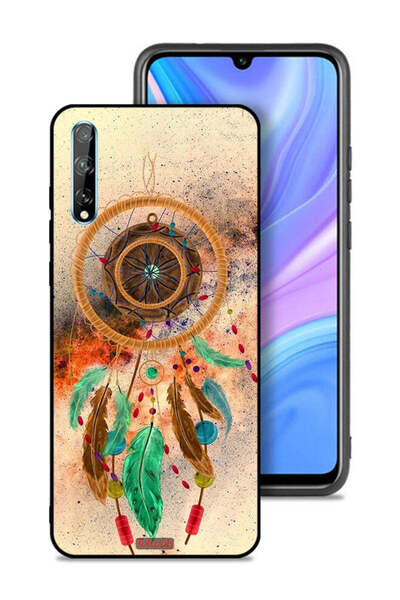 Tolwak غطاء حماية لهاتف هواوي Y8p بتصميم ماندالا ريش معلق