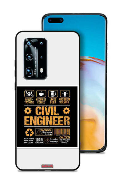 Tolwak غطاء حماية لهاتف هواوي P40 Pro Plus 5G ملصق مهندس مدني