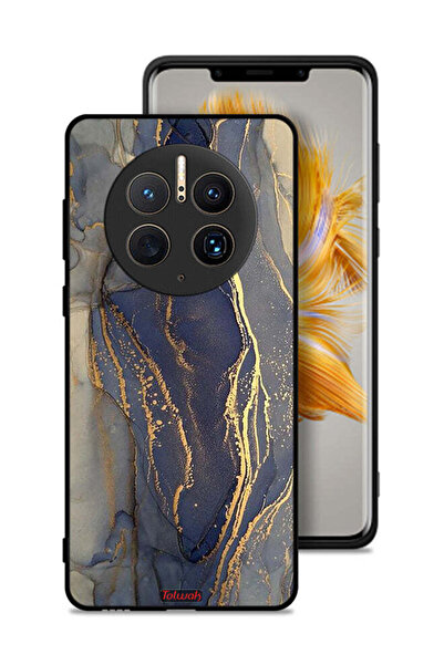 Tolwak غطاء حماية لهاتف هواوي ميت 50 برو بنمط رخامي لامع