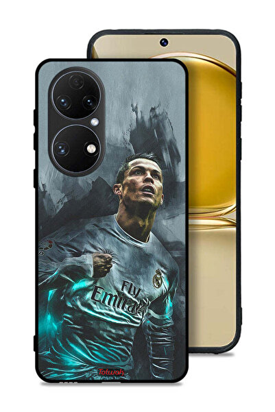 Tolwak غطاء حماية لهاتف Huawei P50E برسومات كريستيانو رونالدو