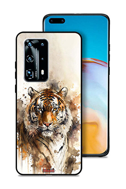 Tolwak غطاء حماية لهاتف هواوي P40 Pro Plus 5G بنقشة الفهد التجريدي