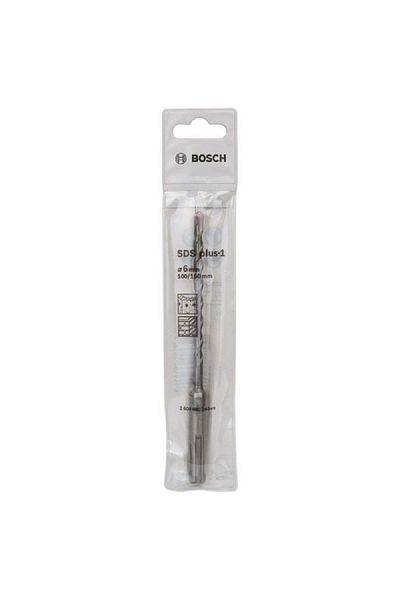 Bosch SDS Plus-1 Break-Resistant Metal Hammer Drill Bit Grey 6 x 160mm