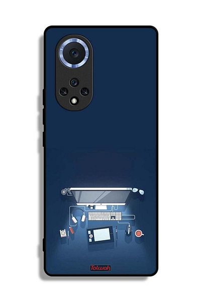 Tolwak Huawei nova 9 Pro Protective Case Cover Computer Desk Art