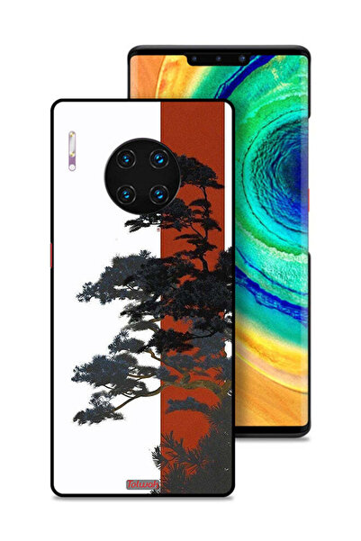 Tolwak Huawei Mate 30E Pro 5G Protective Case Cover Tree Artwork