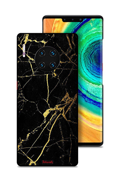 Tolwak غطاء حماية لهاتف هواوي ميت 30 إي برو 5G، رخامي متصدع