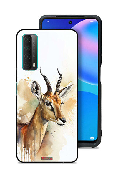 Tolwak غطاء حماية لهاتف هواوي بي سمارت (2021) بتصميم فن تجريدي للغزلان