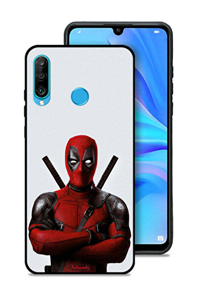 Tolwak غطاء حماية لهاتف هواوي نوفا 4e بتصميم ديدبول