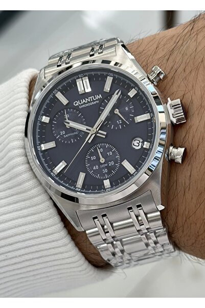 Quantum Çelik Kordon Fonksiyonlu Erkek Kol Saati