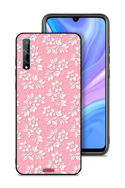 Tolwak غطاء حماية لهاتف هواوي بي سمارت إس بنمط خلفية زهور