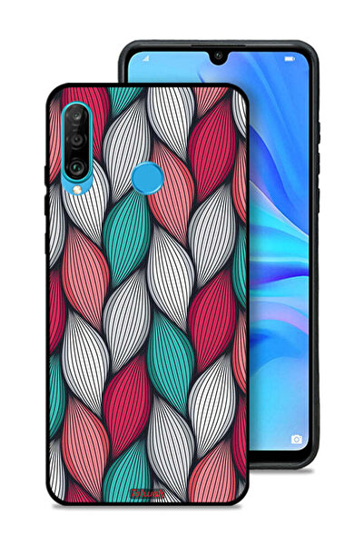 Tolwak غطاء حماية لهاتف هواوي نوفا 4e بنقشة ريش