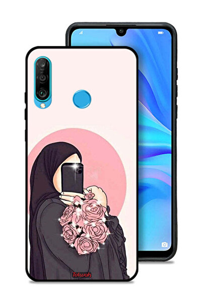 Tolwak غطاء حماية لهاتف هواوي بي 30 لايت، فن التقاط صور سيلفي مع حمل الزهور