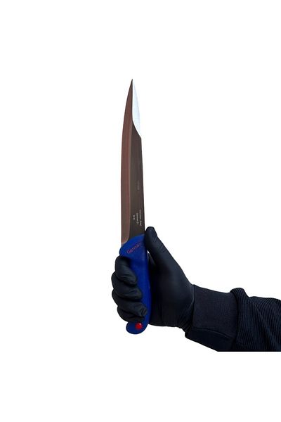 ZanaCasei INDUSTRIAL BUTCHER KNIVES SET, 6 KNIVES + CLUTCH + MASSAGE + KNIFE SHARPENING DEVICE GIFT