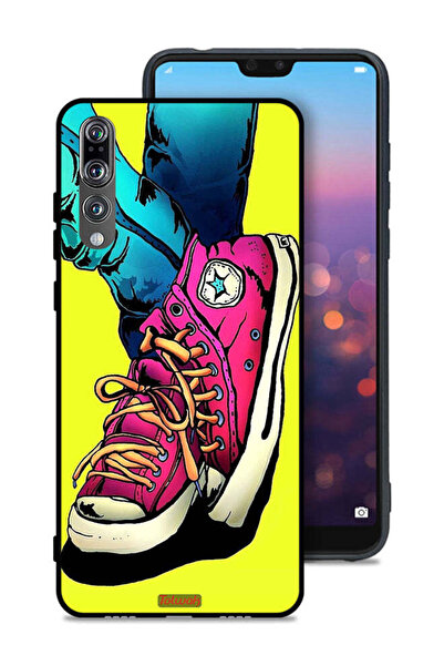 Tolwak غطاء حماية لهاتف هواوي P20 Pro بتصميم حذاء قماشي