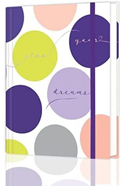 Mena Rise Diyar-Ifırsatshop Journals 16,5X22,5 cm Hidden Spiral Dotted Notebook Undated Notepad (Candy