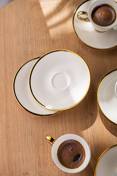 Emsan Rozzental 80 ml 6'lı Kahve Fincan Takımı