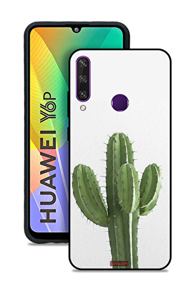 Tolwak غطاء حماية لهاتف هواوي Y6p بنقشة نبات الصبار