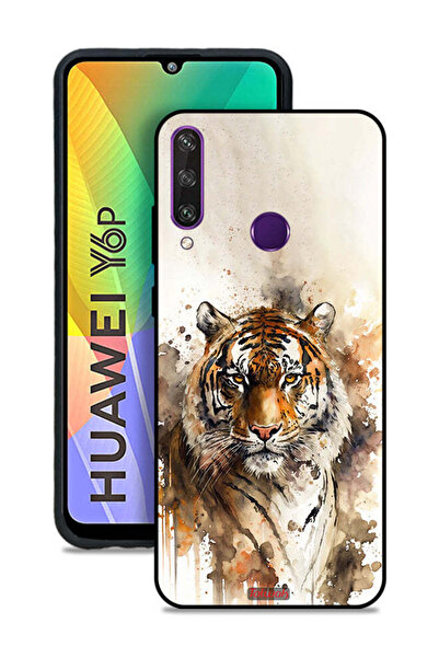 Tolwak غطاء حماية لهاتف هواوي Y6p بنقشة الفهد التجريدي