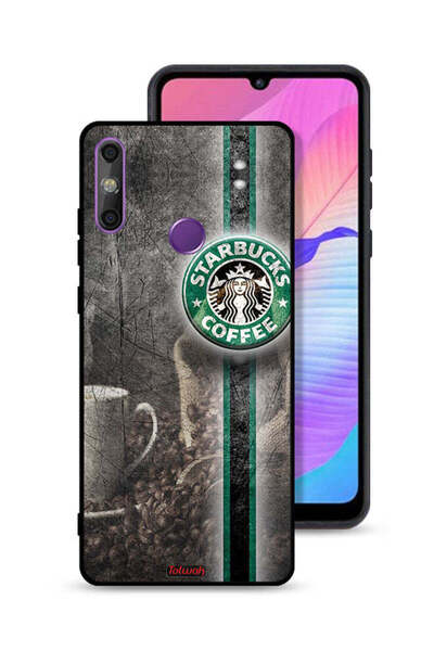 Tolwak غطاء حماية لهاتف هواوي إنجوي 20e بنقشة فن القهوة