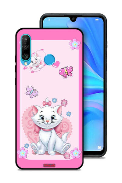 Tolwak غطاء حماية لهاتف هواوي P30 لايت - قطة لطيفة