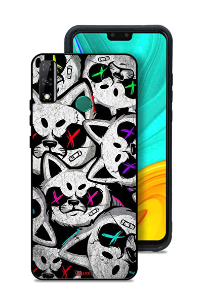 Tolwak غطاء حماية لهاتف هواوي Y8s بطبعة قطط مارشميلو