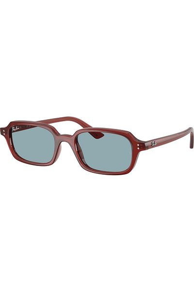 Ray-Ban Ray‑Ban Zuri RB4455 680980 – Ochelari unisex, Rosty Brown, Lentile Blue Bio‑Polyamide, Mărime 52