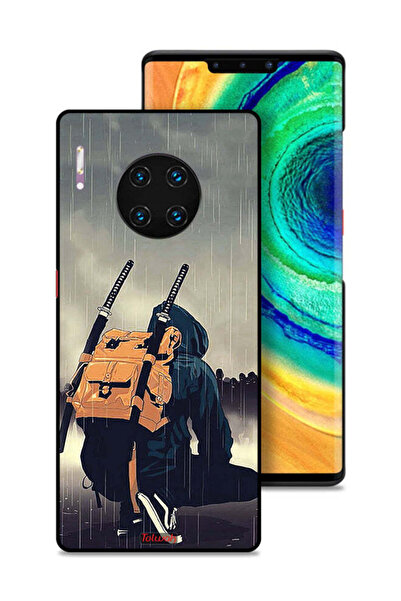 Tolwak غطاء حماية لهاتف هواوي ميت 30 إي برو 5G، رسمة سيف ساموراي رقمية
