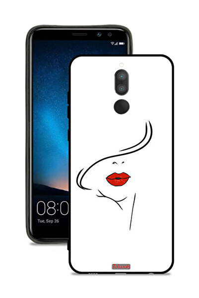 Tolwak غطاء حماية لهاتف هواوي ميت 10 لايت بتصميم وجه فتاة