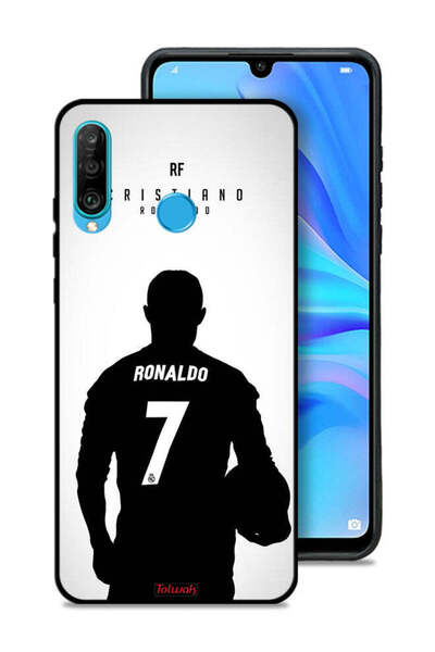 Tolwak غطاء حماية لهاتف هواوي P30 لايت بقناع كريستيانو رونالدو