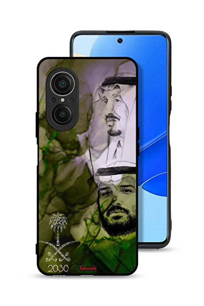 Tolwak غطاء حماية لهاتف هواوي نوفا 9 إس إي، ملصق فني للملك سلمان وولي العهد محمد