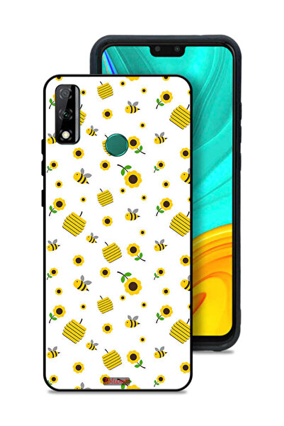 Tolwak غطاء حماية لهاتف هواوي Y8s بنقشة عباد الشمس والنحل