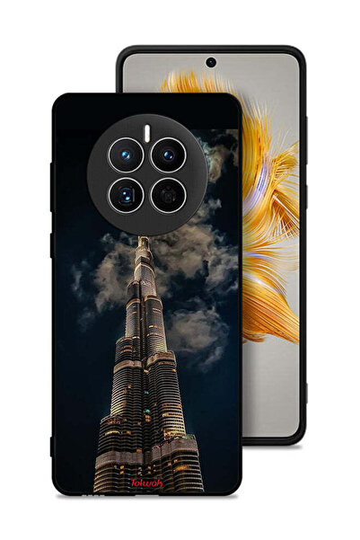 Tolwak Huawei Mate 50 Protective Case Cover Burj Khalifa In Night