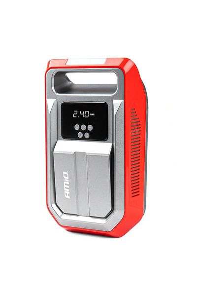 AMIO Compresor Auto Digital cu display LCD si lampa LED cu functie de iluminare si pulsare, alimentare 12