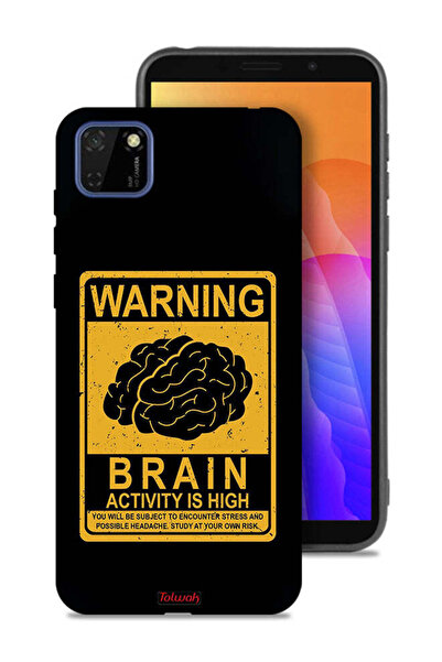 Tolwak غطاء حماية لهاتف Huawei Y5p تحذير من ارتفاع نشاط الدماغ