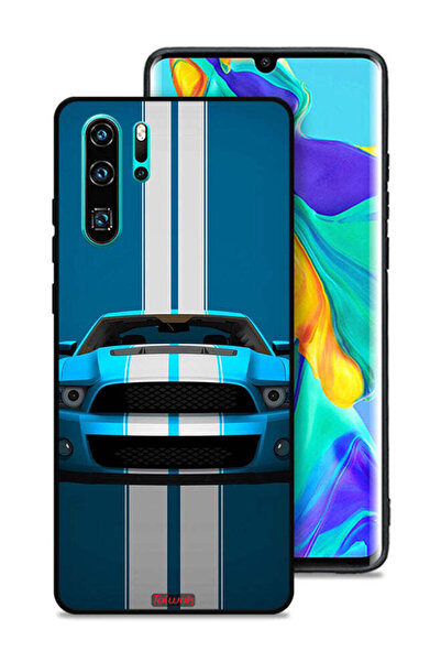 Tolwak غطاء حماية لهاتف هواوي P30 Pro بتصميم سيارة فنية تجريدية