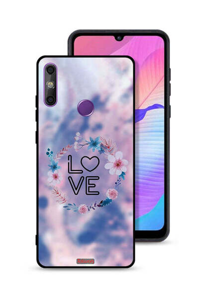 Tolwak غطاء حماية لهاتف هواوي إنجوي 20e برسومات زهور الحب