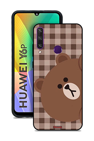 Tolwak غطاء حماية لهاتف هواوي Y6p على شكل دب تيدي