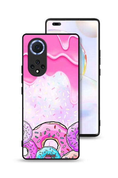 Tolwak غطاء حماية لهاتف Honor 50 Pro بألوان الدونات