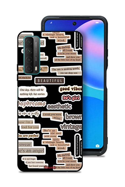 Tolwak غطاء حماية لهاتف هواوي بي سمارت (2021) بملصقات اقتباسات جميلة