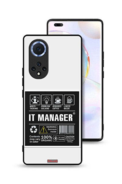 Tolwak غطاء حماية لهاتف Honor 50 Pro وملصق مدير تكنولوجيا المعلومات