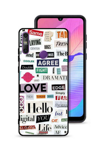 Tolwak غطاء حماية لهاتف هواوي إنجوي 20e بملصقات اقتباسات قصيرة