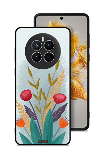 Tolwak غطاء حماية لهاتف هواوي ميت 50 بتصميم فن رسم النباتات